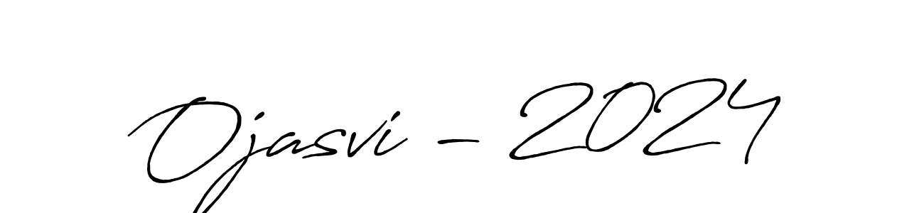 Make a beautiful signature design for name Ojasvi - 2024. Use this online signature maker to create a handwritten signature for free. Ojasvi - 2024 signature style 7 images and pictures png