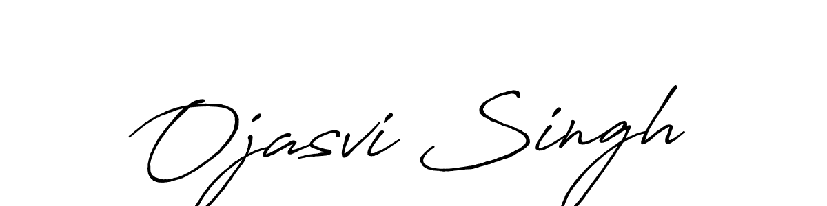 Design your own signature with our free online signature maker. With this signature software, you can create a handwritten (Antro_Vectra_Bolder) signature for name Ojasvi Singh. Ojasvi Singh signature style 7 images and pictures png