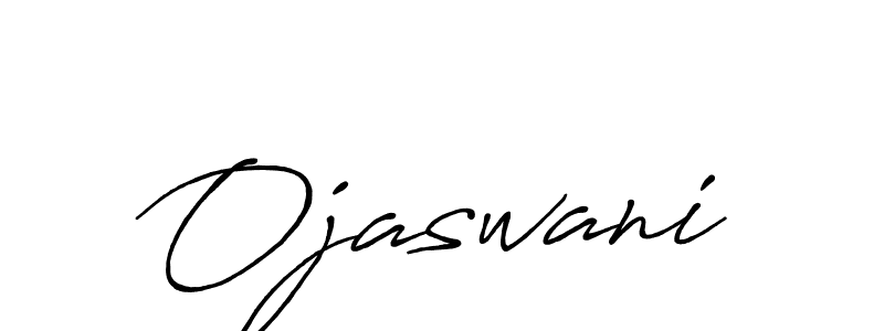 Ojaswani stylish signature style. Best Handwritten Sign (Antro_Vectra_Bolder) for my name. Handwritten Signature Collection Ideas for my name Ojaswani. Ojaswani signature style 7 images and pictures png