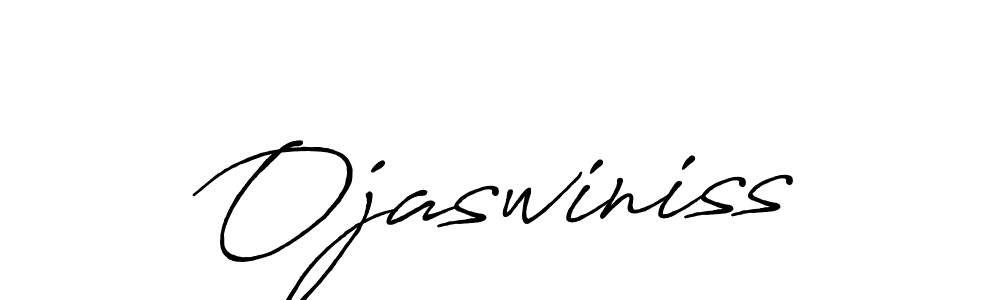 How to make Ojaswiniss signature? Antro_Vectra_Bolder is a professional autograph style. Create handwritten signature for Ojaswiniss name. Ojaswiniss signature style 7 images and pictures png