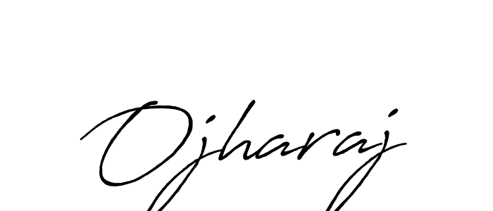 Create a beautiful signature design for name Ojharaj. With this signature (Antro_Vectra_Bolder) fonts, you can make a handwritten signature for free. Ojharaj signature style 7 images and pictures png