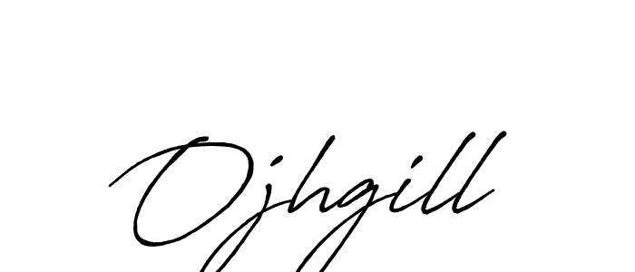 Also we have Ojhgill name is the best signature style. Create professional handwritten signature collection using Antro_Vectra_Bolder autograph style. Ojhgill signature style 7 images and pictures png