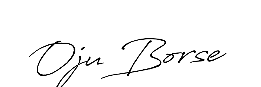 Use a signature maker to create a handwritten signature online. With this signature software, you can design (Antro_Vectra_Bolder) your own signature for name Oju Borse. Oju Borse signature style 7 images and pictures png