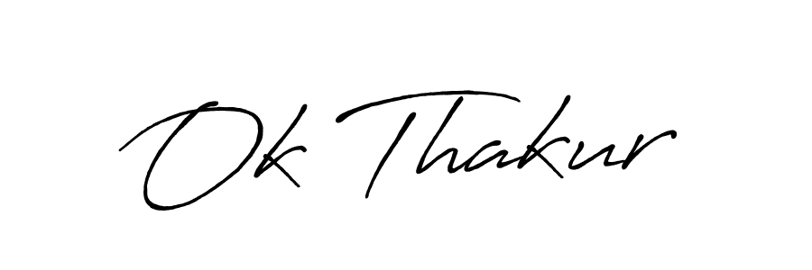 Here are the top 10 professional signature styles for the name Ok Thakur. These are the best autograph styles you can use for your name. Ok Thakur signature style 7 images and pictures png