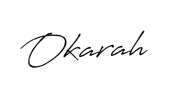 You can use this online signature creator to create a handwritten signature for the name Okarah. This is the best online autograph maker. Okarah signature style 7 images and pictures png