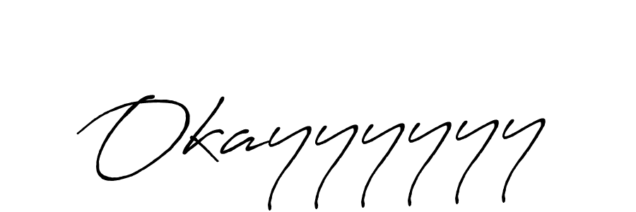 Design your own signature with our free online signature maker. With this signature software, you can create a handwritten (Antro_Vectra_Bolder) signature for name Okayyyyyy. Okayyyyyy signature style 7 images and pictures png