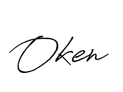 How to Draw Oken signature style? Antro_Vectra_Bolder is a latest design signature styles for name Oken. Oken signature style 7 images and pictures png