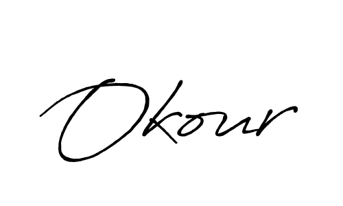 The best way (Antro_Vectra_Bolder) to make a short signature is to pick only two or three words in your name. The name Okour include a total of six letters. For converting this name. Okour signature style 7 images and pictures png
