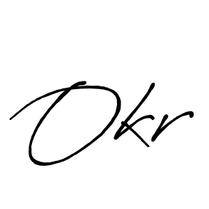 Best and Professional Signature Style for Okr. Antro_Vectra_Bolder Best Signature Style Collection. Okr signature style 7 images and pictures png