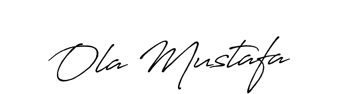 The best way (Antro_Vectra_Bolder) to make a short signature is to pick only two or three words in your name. The name Ola Mustafa include a total of six letters. For converting this name. Ola Mustafa signature style 7 images and pictures png