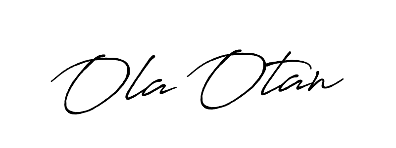 How to Draw Ola Otan signature style? Antro_Vectra_Bolder is a latest design signature styles for name Ola Otan. Ola Otan signature style 7 images and pictures png