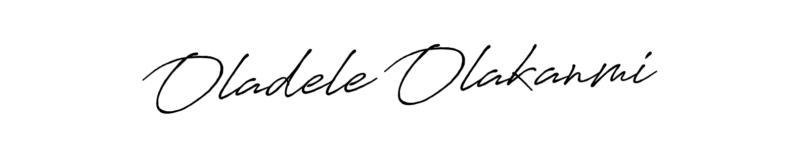 Also we have Oladele Olakanmi name is the best signature style. Create professional handwritten signature collection using Antro_Vectra_Bolder autograph style. Oladele Olakanmi signature style 7 images and pictures png