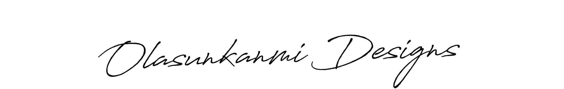 It looks lik you need a new signature style for name Olasunkanmi Designs. Design unique handwritten (Antro_Vectra_Bolder) signature with our free signature maker in just a few clicks. Olasunkanmi Designs signature style 7 images and pictures png