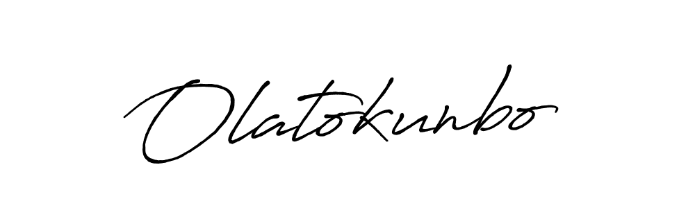 You should practise on your own different ways (Antro_Vectra_Bolder) to write your name (Olatokunbo) in signature. don't let someone else do it for you. Olatokunbo signature style 7 images and pictures png