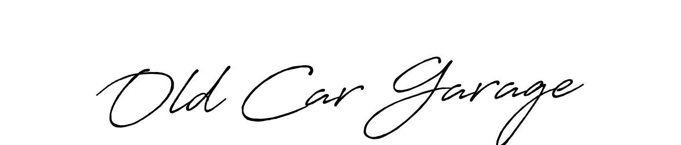 Antro_Vectra_Bolder is a professional signature style that is perfect for those who want to add a touch of class to their signature. It is also a great choice for those who want to make their signature more unique. Get Old Car Garage name to fancy signature for free. Old Car Garage signature style 7 images and pictures png