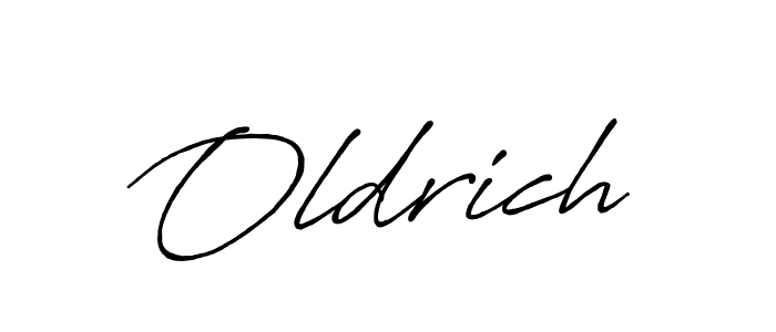 Also we have Oldrich name is the best signature style. Create professional handwritten signature collection using Antro_Vectra_Bolder autograph style. Oldrich signature style 7 images and pictures png