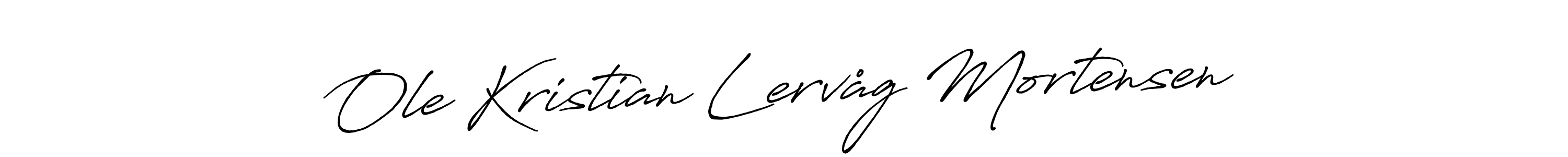 Use a signature maker to create a handwritten signature online. With this signature software, you can design (Antro_Vectra_Bolder) your own signature for name Ole Kristian Lervåg Mortensen. Ole Kristian Lervåg Mortensen signature style 7 images and pictures png