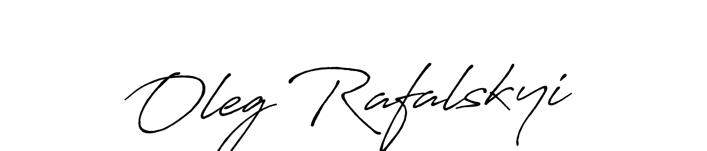 How to make Oleg Rafalskyi signature? Antro_Vectra_Bolder is a professional autograph style. Create handwritten signature for Oleg Rafalskyi name. Oleg Rafalskyi signature style 7 images and pictures png