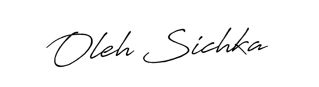 Here are the top 10 professional signature styles for the name Oleh Sichka. These are the best autograph styles you can use for your name. Oleh Sichka signature style 7 images and pictures png