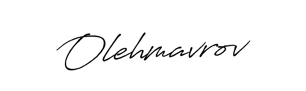 How to make Olehmavrov signature? Antro_Vectra_Bolder is a professional autograph style. Create handwritten signature for Olehmavrov name. Olehmavrov signature style 7 images and pictures png