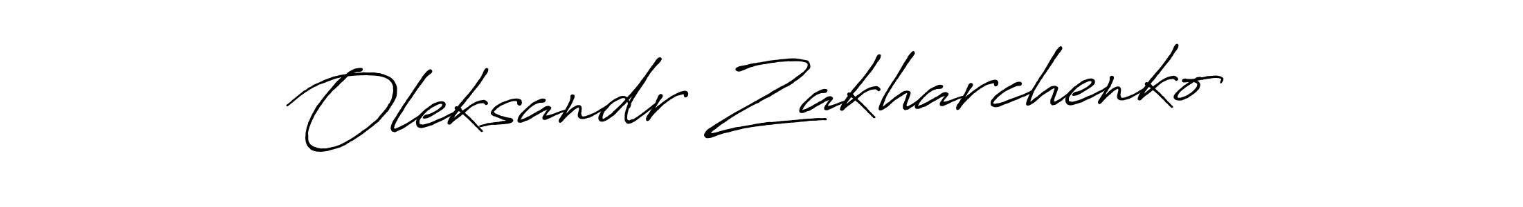 Once you've used our free online signature maker to create your best signature Antro_Vectra_Bolder style, it's time to enjoy all of the benefits that Oleksandr Zakharchenko name signing documents. Oleksandr Zakharchenko signature style 7 images and pictures png