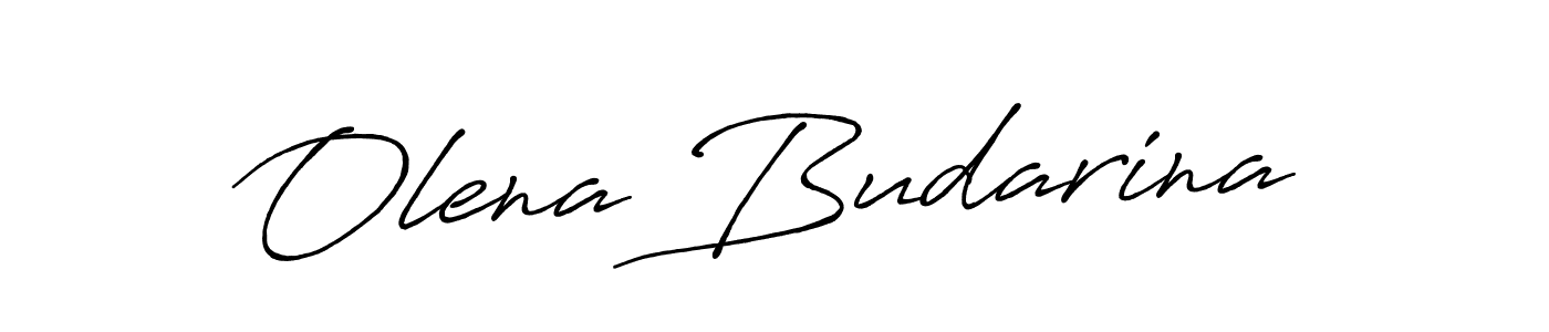 It looks lik you need a new signature style for name Olena Budarina. Design unique handwritten (Antro_Vectra_Bolder) signature with our free signature maker in just a few clicks. Olena Budarina signature style 7 images and pictures png