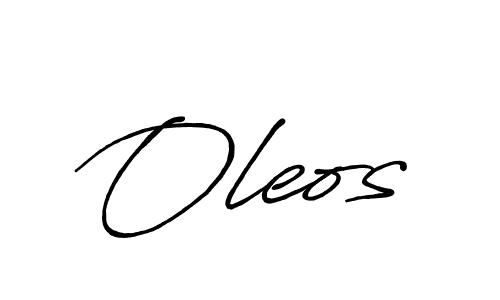 Also we have Oleos name is the best signature style. Create professional handwritten signature collection using Antro_Vectra_Bolder autograph style. Oleos signature style 7 images and pictures png