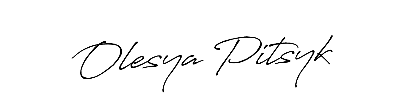 Make a beautiful signature design for name Olesya Pitsyk. Use this online signature maker to create a handwritten signature for free. Olesya Pitsyk signature style 7 images and pictures png