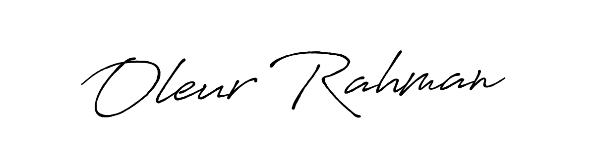 You can use this online signature creator to create a handwritten signature for the name Oleur Rahman. This is the best online autograph maker. Oleur Rahman signature style 7 images and pictures png