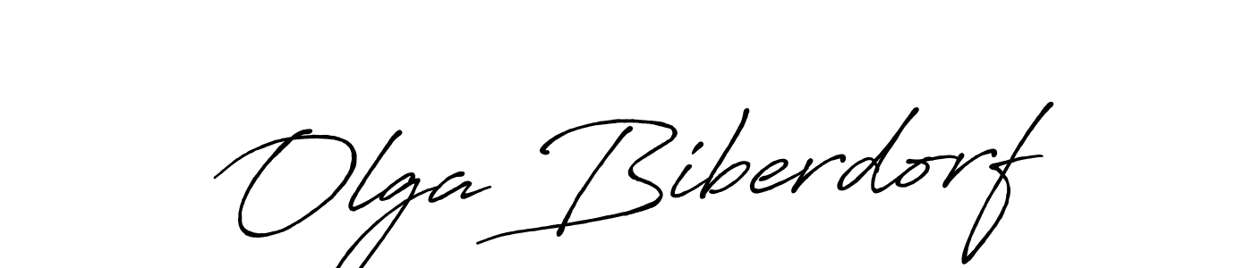 Similarly Antro_Vectra_Bolder is the best handwritten signature design. Signature creator online .You can use it as an online autograph creator for name Olga Biberdorf. Olga Biberdorf signature style 7 images and pictures png