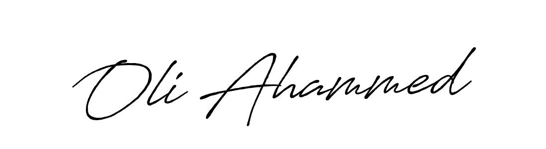 if you are searching for the best signature style for your name Oli Ahammed. so please give up your signature search. here we have designed multiple signature styles  using Antro_Vectra_Bolder. Oli Ahammed signature style 7 images and pictures png