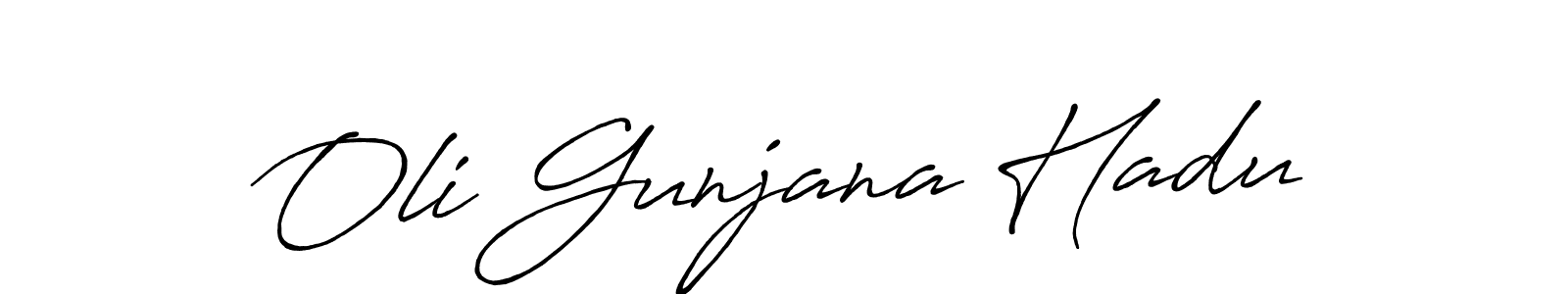 You can use this online signature creator to create a handwritten signature for the name Oli Gunjana Hadu. This is the best online autograph maker. Oli Gunjana Hadu signature style 7 images and pictures png