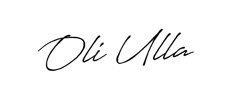 Here are the top 10 professional signature styles for the name Oli Ulla. These are the best autograph styles you can use for your name. Oli Ulla signature style 7 images and pictures png