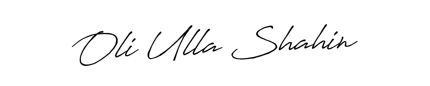 Similarly Antro_Vectra_Bolder is the best handwritten signature design. Signature creator online .You can use it as an online autograph creator for name Oli Ulla Shahin. Oli Ulla Shahin signature style 7 images and pictures png