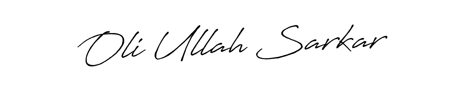 Make a beautiful signature design for name Oli Ullah Sarkar. Use this online signature maker to create a handwritten signature for free. Oli Ullah Sarkar signature style 7 images and pictures png