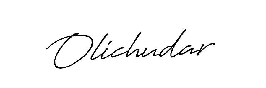 Create a beautiful signature design for name Olichudar. With this signature (Antro_Vectra_Bolder) fonts, you can make a handwritten signature for free. Olichudar signature style 7 images and pictures png