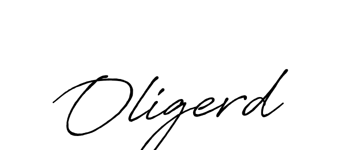Make a beautiful signature design for name Oligerd. With this signature (Antro_Vectra_Bolder) style, you can create a handwritten signature for free. Oligerd signature style 7 images and pictures png
