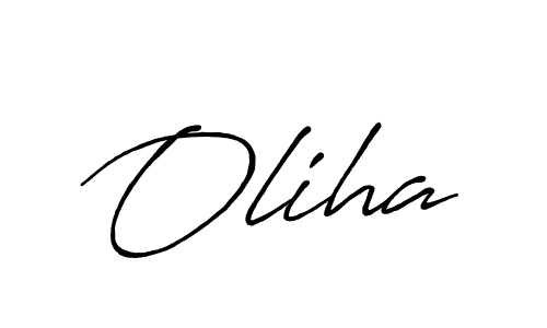 It looks lik you need a new signature style for name Oliha. Design unique handwritten (Antro_Vectra_Bolder) signature with our free signature maker in just a few clicks. Oliha signature style 7 images and pictures png