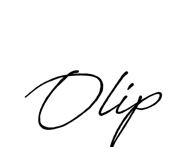 How to make Olip name signature. Use Antro_Vectra_Bolder style for creating short signs online. This is the latest handwritten sign. Olip signature style 7 images and pictures png