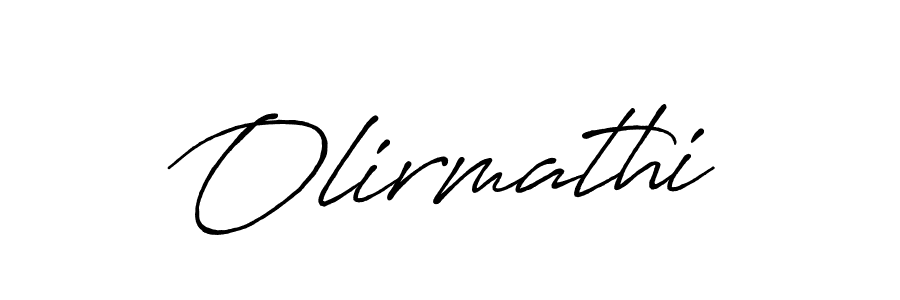 Once you've used our free online signature maker to create your best signature Antro_Vectra_Bolder style, it's time to enjoy all of the benefits that Olirmathi name signing documents. Olirmathi signature style 7 images and pictures png