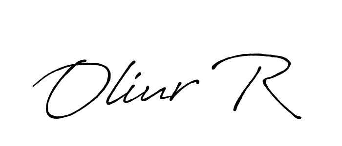 You should practise on your own different ways (Antro_Vectra_Bolder) to write your name (Oliur R) in signature. don't let someone else do it for you. Oliur R signature style 7 images and pictures png
