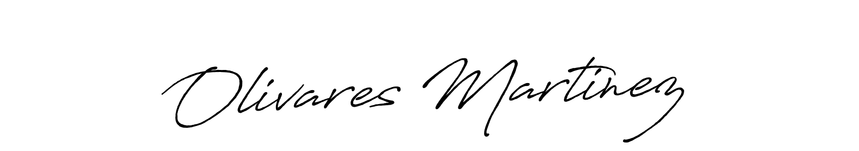 Olivares Martinez stylish signature style. Best Handwritten Sign (Antro_Vectra_Bolder) for my name. Handwritten Signature Collection Ideas for my name Olivares Martinez. Olivares Martinez signature style 7 images and pictures png