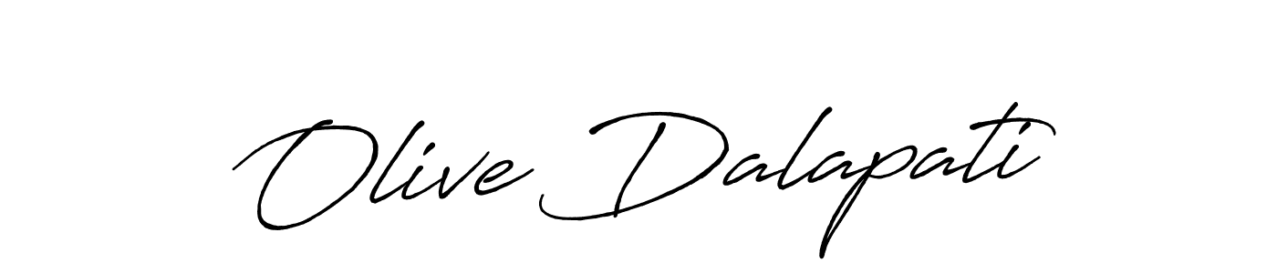 You should practise on your own different ways (Antro_Vectra_Bolder) to write your name (Olive Dalapati) in signature. don't let someone else do it for you. Olive Dalapati signature style 7 images and pictures png