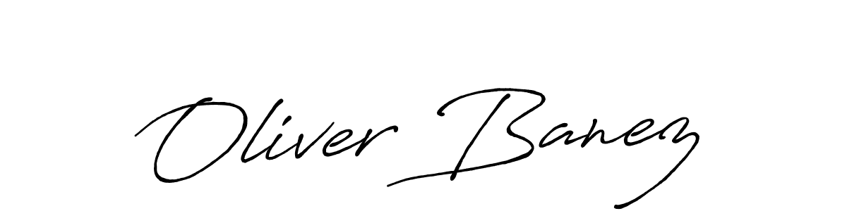 Use a signature maker to create a handwritten signature online. With this signature software, you can design (Antro_Vectra_Bolder) your own signature for name Oliver Banez. Oliver Banez signature style 7 images and pictures png