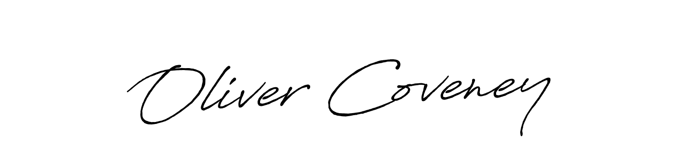 Make a beautiful signature design for name Oliver Coveney. With this signature (Antro_Vectra_Bolder) style, you can create a handwritten signature for free. Oliver Coveney signature style 7 images and pictures png