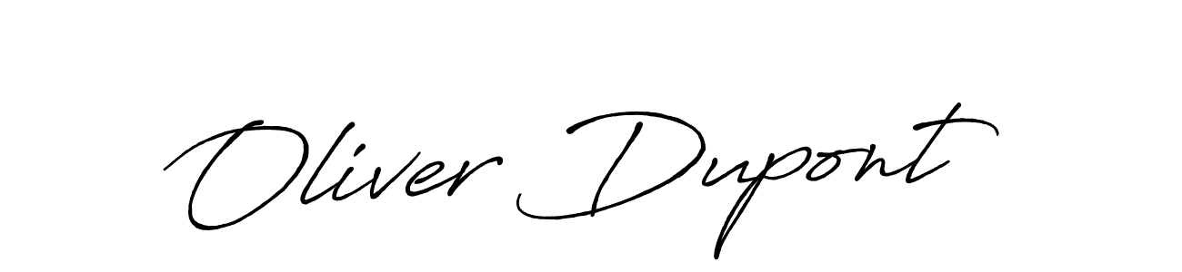 Create a beautiful signature design for name Oliver Dupont. With this signature (Antro_Vectra_Bolder) fonts, you can make a handwritten signature for free. Oliver Dupont signature style 7 images and pictures png