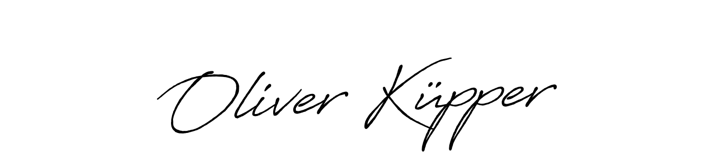 if you are searching for the best signature style for your name Oliver Küpper. so please give up your signature search. here we have designed multiple signature styles  using Antro_Vectra_Bolder. Oliver Küpper signature style 7 images and pictures png