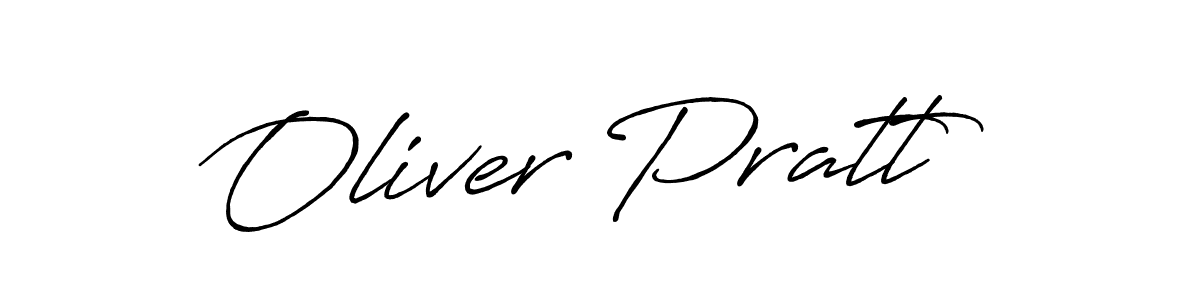 Make a beautiful signature design for name Oliver Pratt. With this signature (Antro_Vectra_Bolder) style, you can create a handwritten signature for free. Oliver Pratt signature style 7 images and pictures png