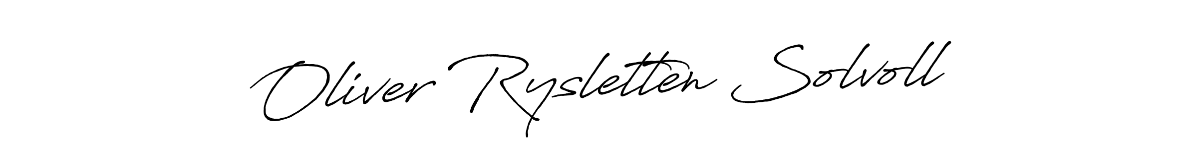 Also we have Oliver Rysletten Solvoll name is the best signature style. Create professional handwritten signature collection using Antro_Vectra_Bolder autograph style. Oliver Rysletten Solvoll signature style 7 images and pictures png