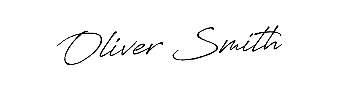 Make a beautiful signature design for name Oliver Smith. With this signature (Antro_Vectra_Bolder) style, you can create a handwritten signature for free. Oliver Smith signature style 7 images and pictures png